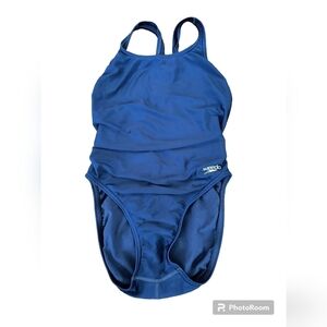 Speedo Pro LT Navy Blue One Piece Swimsuit Size 6/32